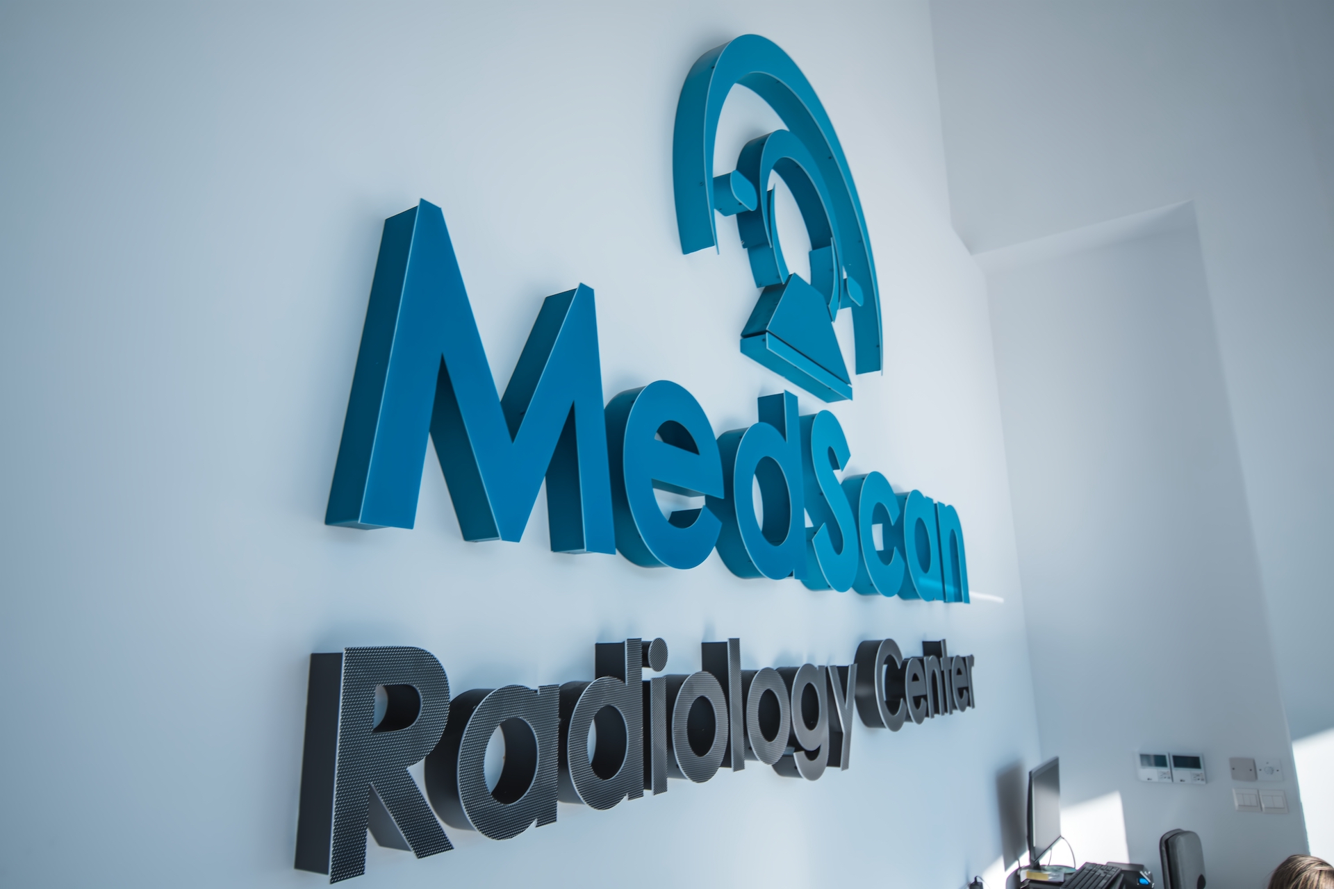 Comfortable waiting room for patients at Medscan in Paphos