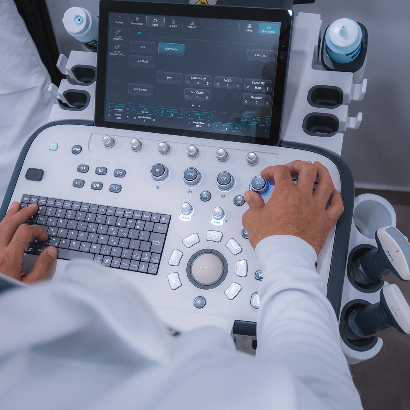 ultrasound paphos medscan machine front view